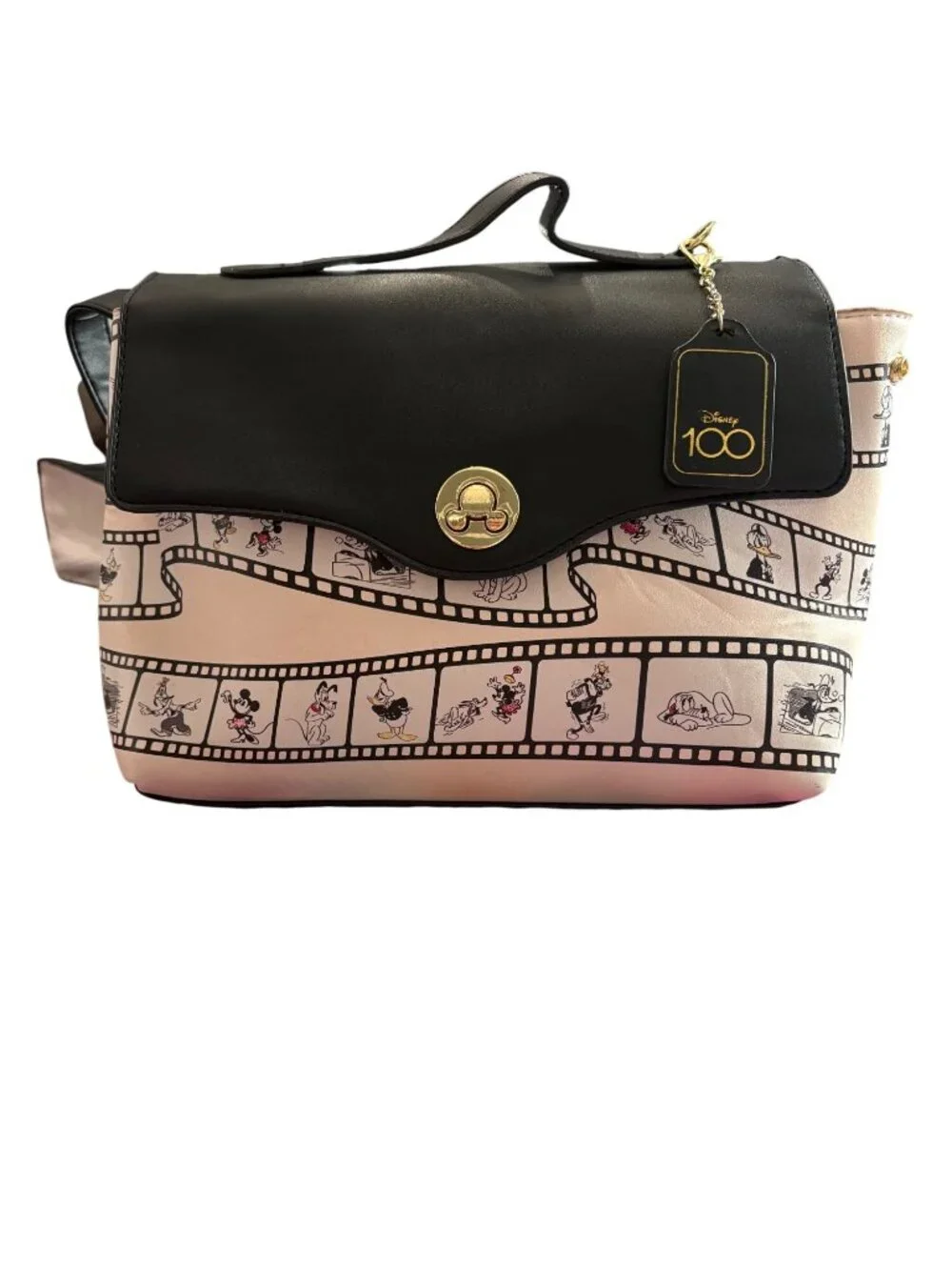 Disney Her Universe 100th Anniversary FilmStrip Satchel W/ Mickey Crossbody